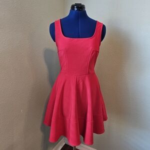 Lulu's Red Sleeveless Dress